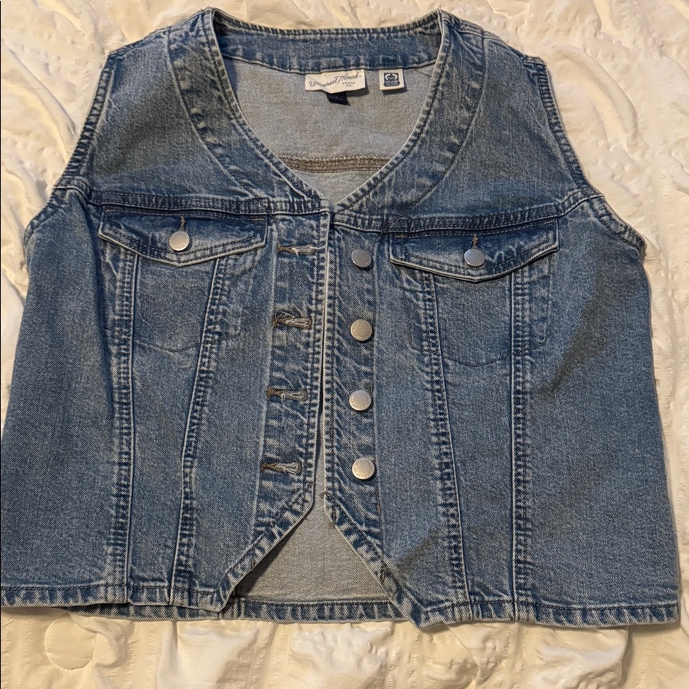 Universal Thread Light Blue Denim Vest